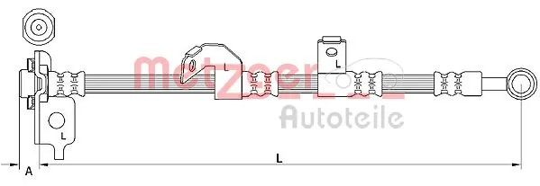 Flexible de frein METZGER 4110840