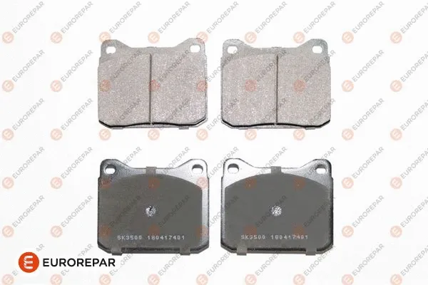 Kit de plaquettes de frein, frein à disque EUROREPAR 1617274980