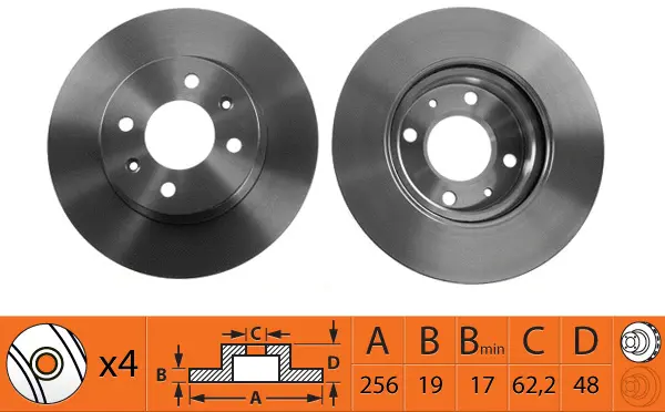 Disque de frein SB BR11113T