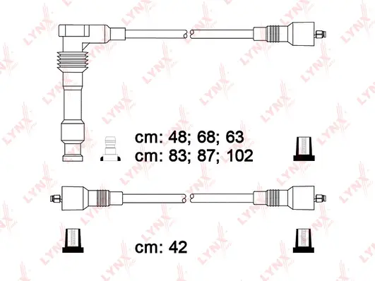 Kit de câbles d'allumage LYNXAUTO SPC5915