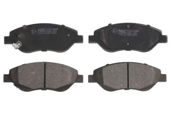 Kit de plaquettes de frein, frein à disque ABE C1F074ABE
