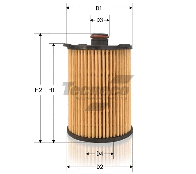 Filtre à huile TECNECO FILTERS OL2155E