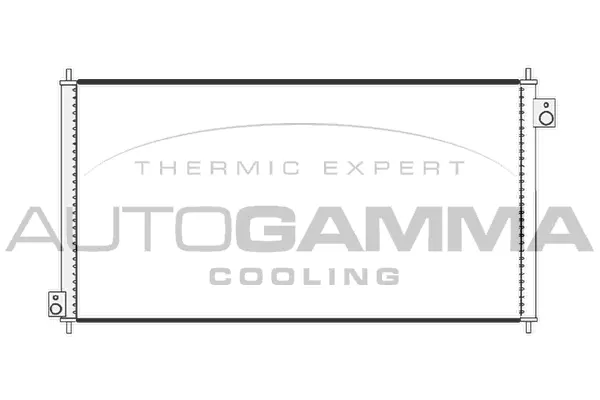 Condenseur, climatisation AUTOGAMMA 104988