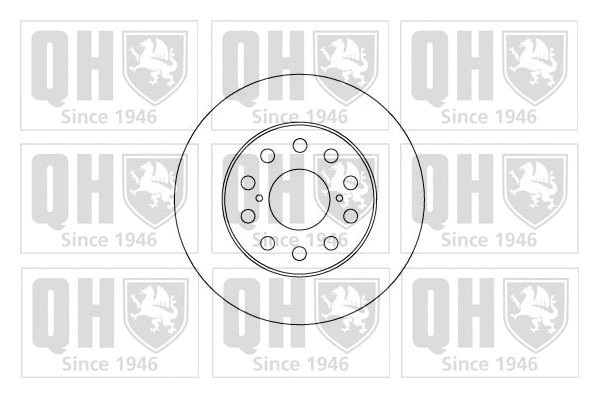 Disque de frein QUINTON HAZELL BDC4964