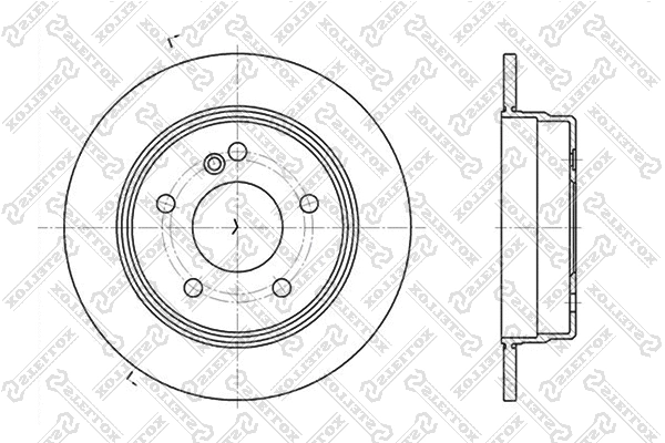 Disque de frein STELLOX 6020-3318-SX