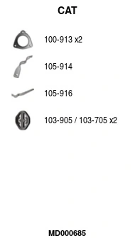 Catalyseur FA1 MD000685