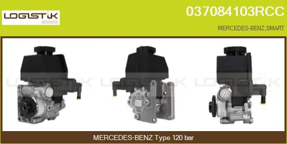 Pompe hydraulique, direction LGK 037084103RCC