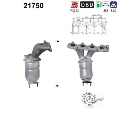 Catalyseur AS 21750