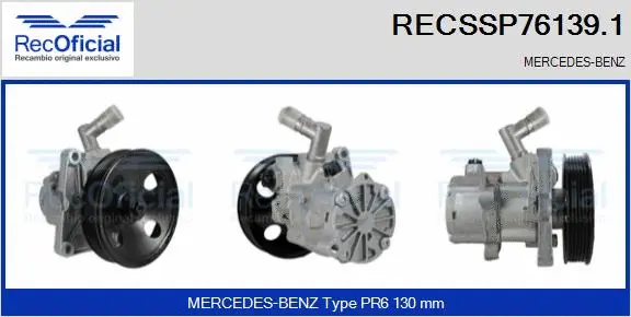 Pompe hydraulique, direction RECOFICIAL RECSSP76139.1