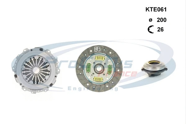 Kit d'embrayage PROCODIS FRANCE KTE061