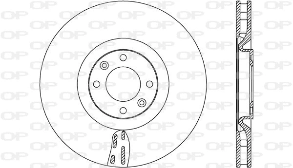 Disque de frein OPEN PARTS BDR2633.20