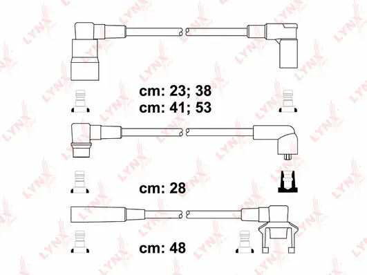 Kit de câbles d'allumage LYNXAUTO SPC7801