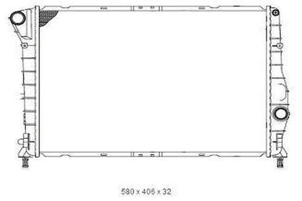 Radiateur, refroidissement du moteur ORDONEZ 2065070