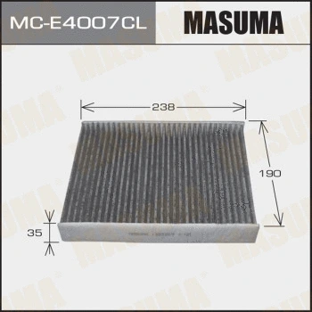 Filtre, air de l'habitacle MASUMA MC-E4007CL