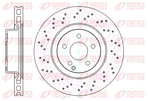 Disque de frein REMSA 61032.10