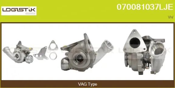Turbocompresseur, suralimentation LGK 070081037LJE
