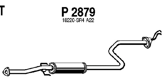 Silencieux central VEGAZ GmbH HOS-128
