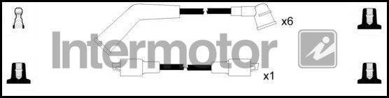 Kit de câbles d'allumage INTERMOTOR 76227