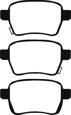 Kit de plaquettes de frein, frein à disque ABTEX PLU2293