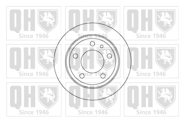 Disque de frein QUINTON HAZELL BDC4523