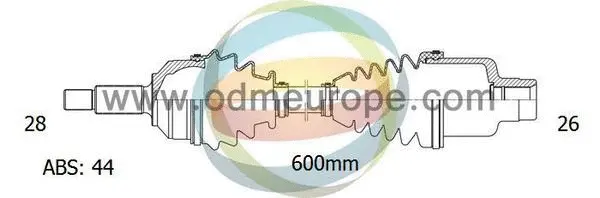 Arbre de transmission 4X4 ESTANFI EST-18-052281