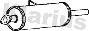 Silencieux central KLARIUS 220609