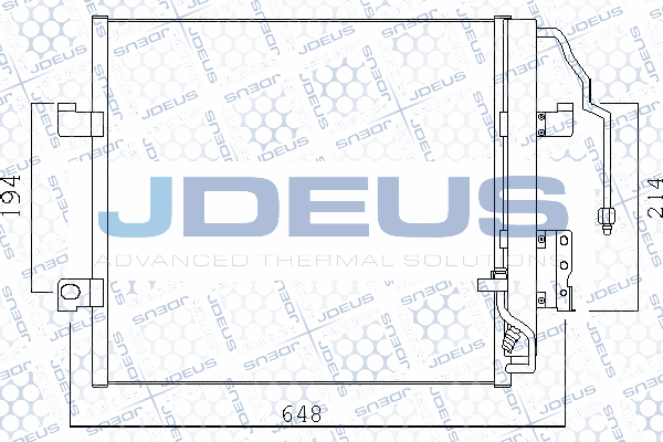 Condenseur, climatisation JDEUS 717B29