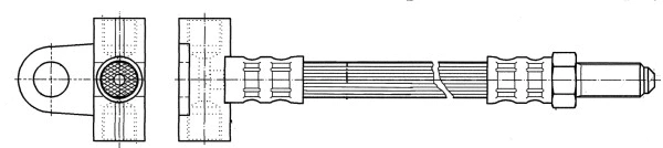 Flexible de frein CEF 511785