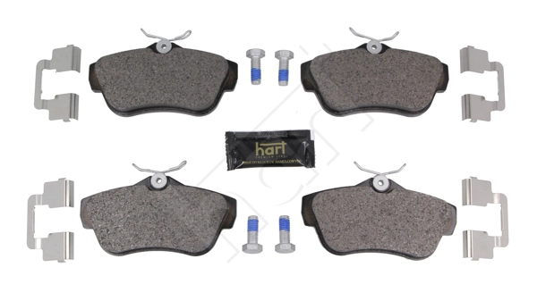 Kit de plaquettes de frein, frein à disque HART 261 852