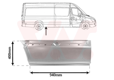 Panneau latéral VAN WEZEL 3083142