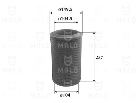Filtre à air AKRON-MALÒ 1500515