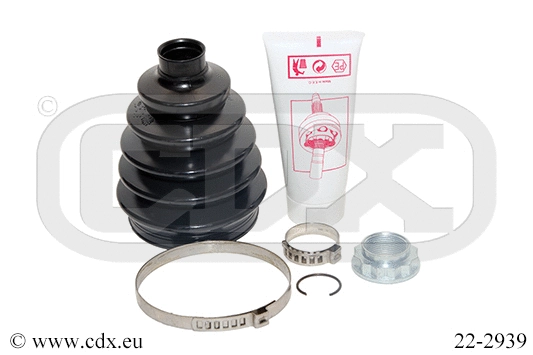 Jeu de joints-soufflets, arbre de commande CDX 22-2939