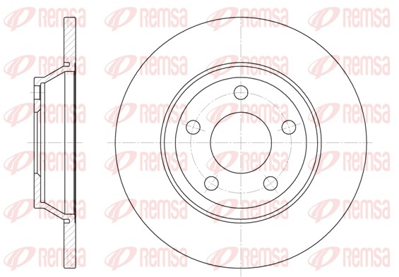 Disque de frein REMSA 6472.00