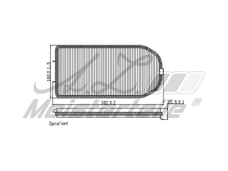 Filtre, air de l'habitacle A.Z. Meisterteile AZMT-41-010-1719