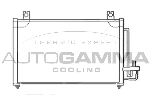 Condenseur, climatisation AUTOGAMMA 103819