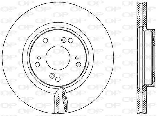 Disque de frein OPEN PARTS BDR2556.20