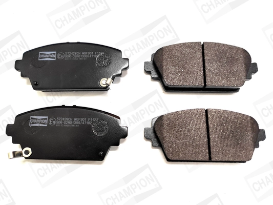 Kit de plaquettes de frein, frein à disque CHAMPION 572428CH