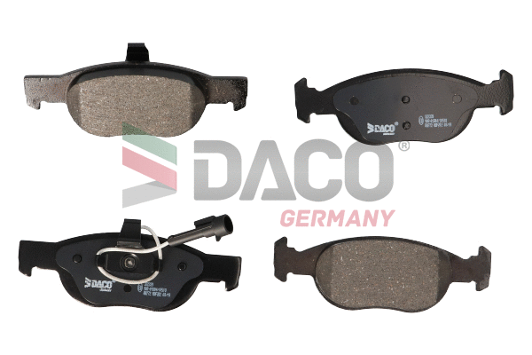 Kit de plaquettes de frein, frein à disque DACO Germany 322339