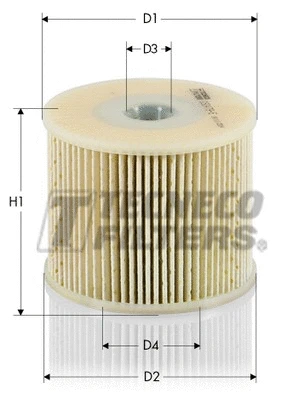 Filtre à carburant TECNECO FILTERS GS0479E