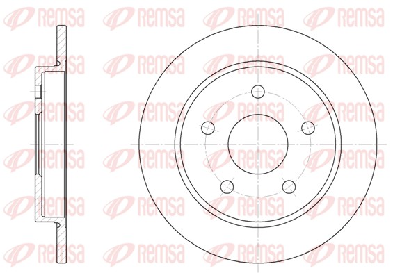 Disque de frein REMSA 6147.00