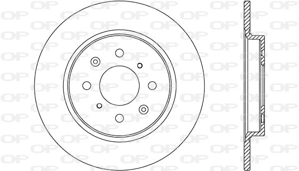 Disque de frein OPEN PARTS BDA2638.10