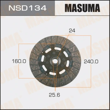 Disque d'embrayage MASUMA NSD134