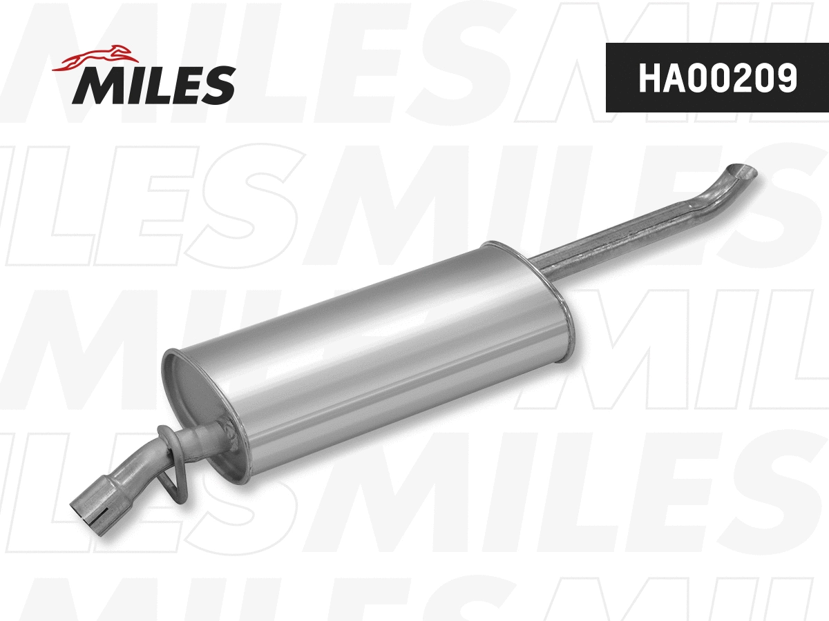Silencieux arrière MILES HA00209