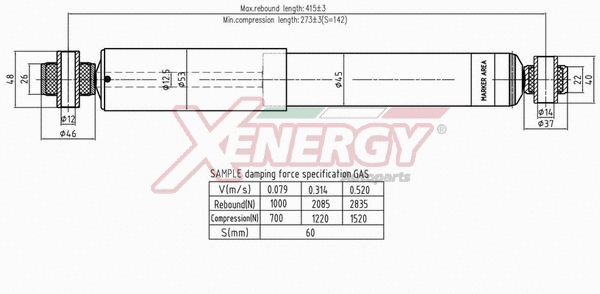 Amortisseur AP XENERGY X446344