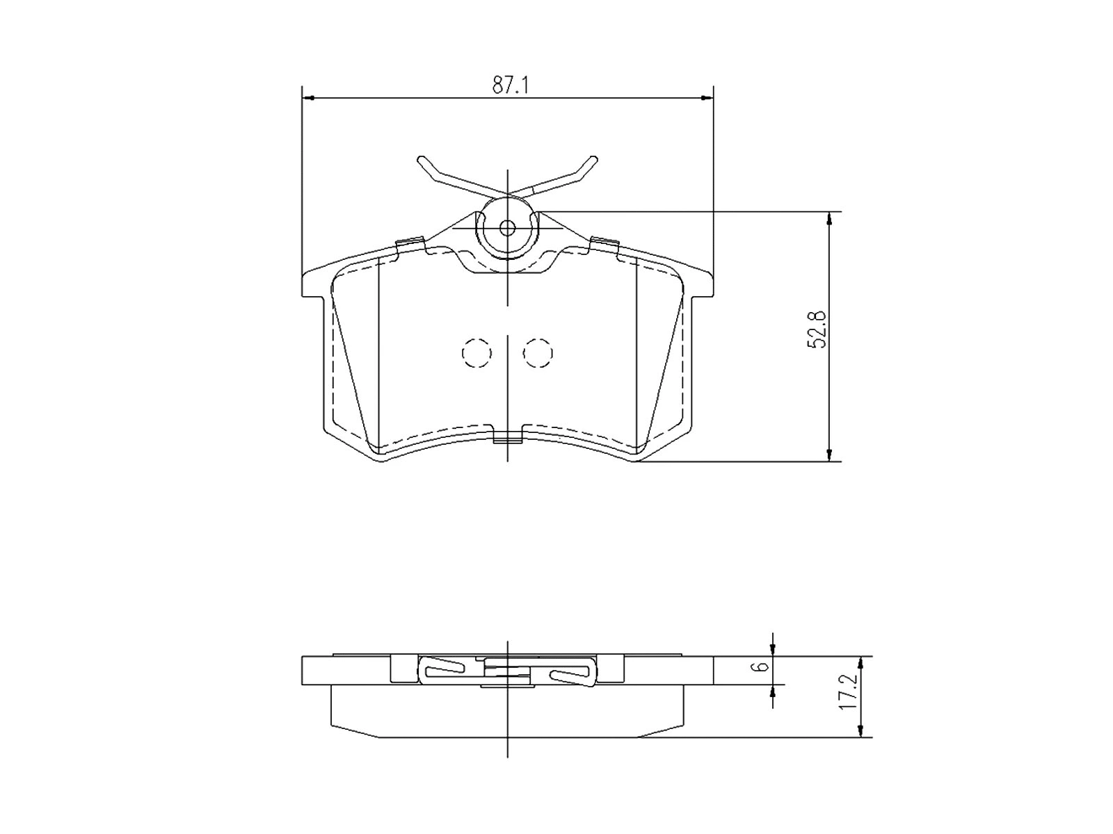 Kit de plaquettes de frein, frein à disque A.Z. Meisterteile AZMT-44-022-1020