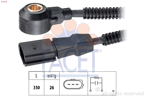 Capteur de cognement FACET 9.3170