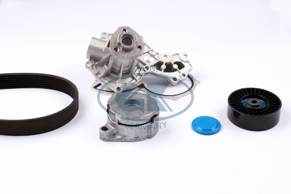 Pompe à eau+Jeu de courroie trapézoïdale à nervures GK K980148K