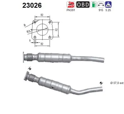 Catalyseur AS 23026