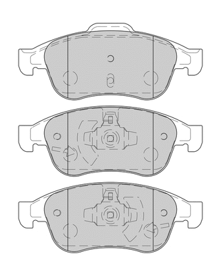 Kit de plaquettes de frein, frein à disque Omnicraft 2230127