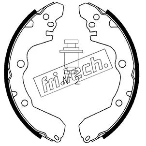 Jeu de mâchoires de frein fri.tech. 1064.165